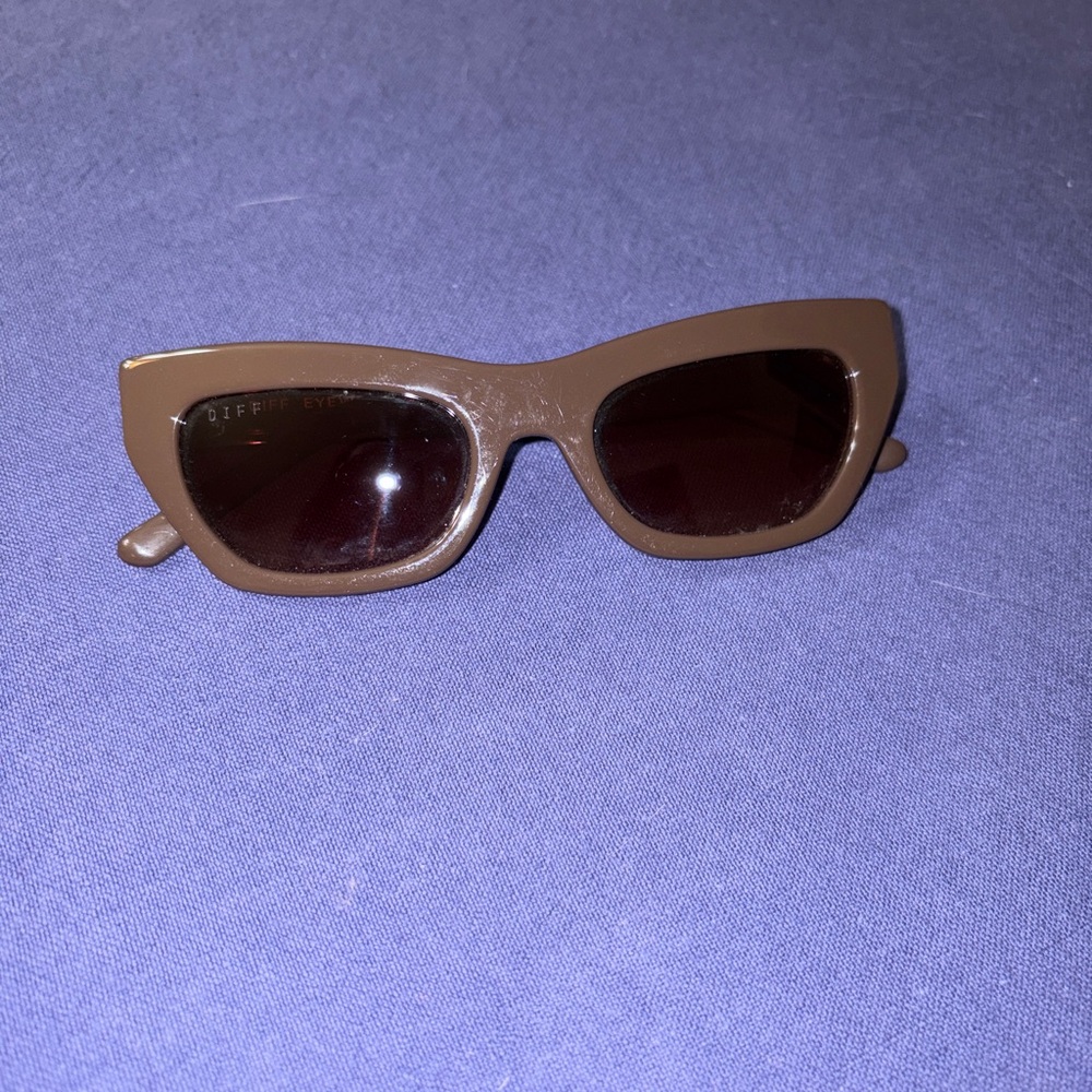 Diff Eyewear Chocolate Cat-Eye Sunglasses Polarized Katarina